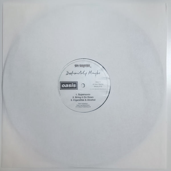 Oasis - Definitely Maybe - 2LP - (Disc 1 Missing and No Album Cover). Now available online in UAE